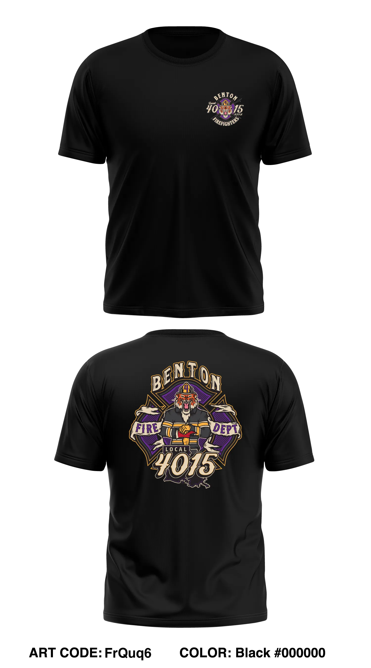 Local 4015 Store 1 Core Men's SS Performance Tee - FrQuq6