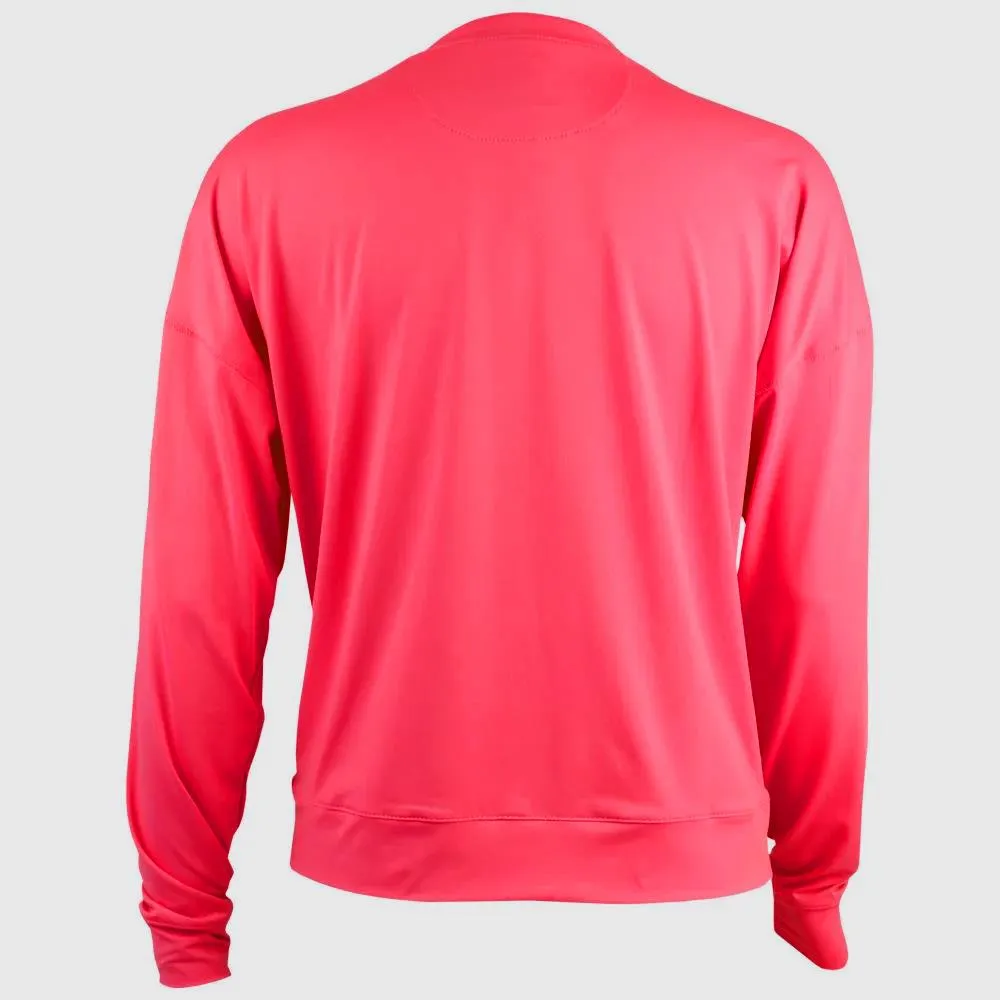 Lucky in Love Women's Essentials Hype Longsleeve - Coral Crush