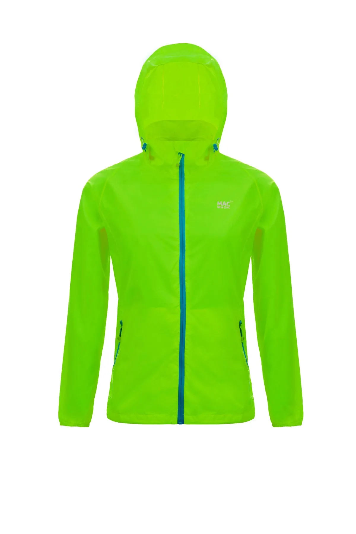 Mac in a Sac Neon Unisex Waterproof Packaway Jacket - Neon Green