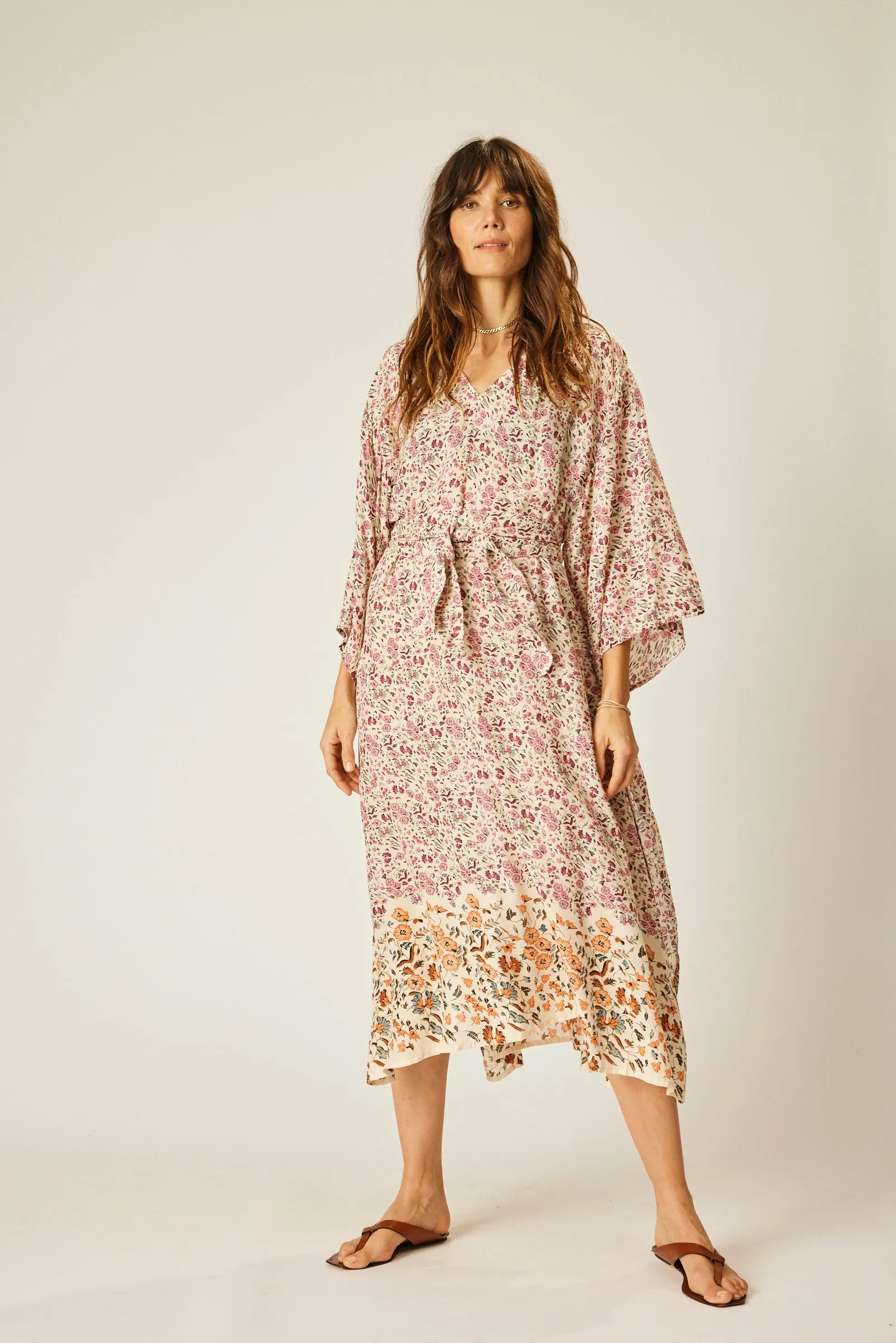 MARIN DRESS WITH SASH