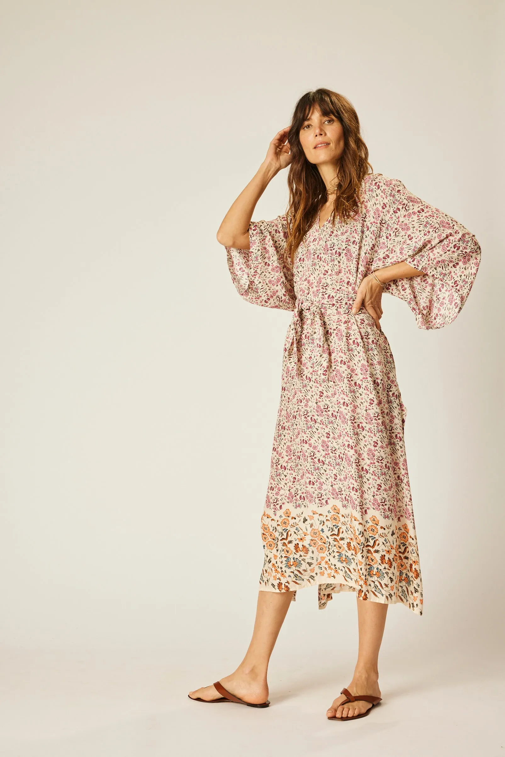 MARIN DRESS WITH SASH