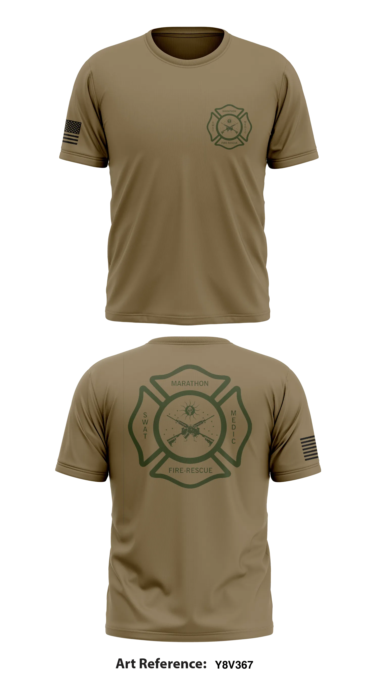 MCSO Swat Store 1 Core Men's SS Performance Tee - Y8V367
