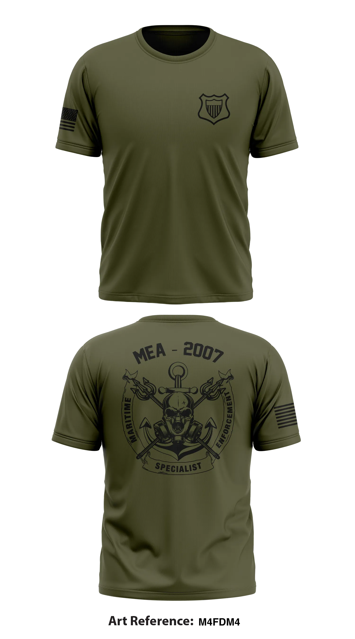ME A school 2007 Core Men's SS Performance Tee - M4FDm4
