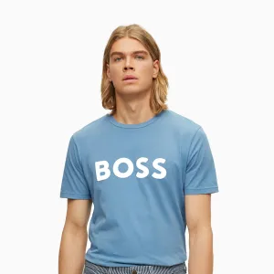 Men's Cotton Jersey T-Shirt  With Rubber Print Logo