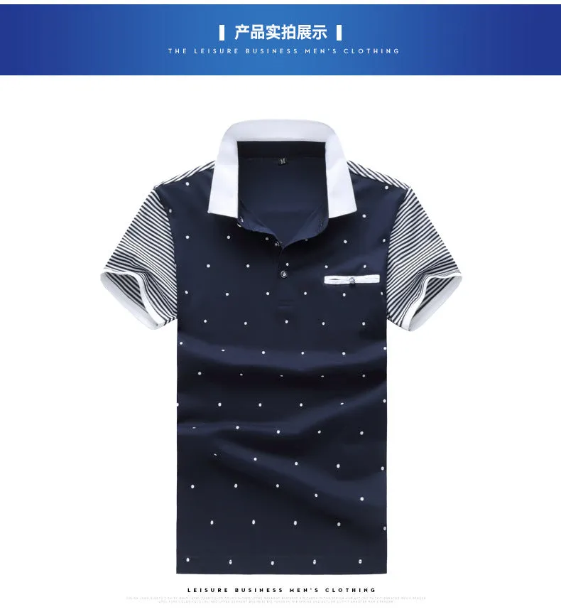 Men's Fashion Doted Polo