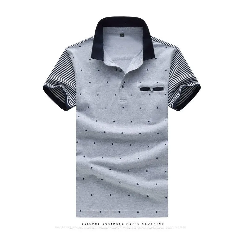 Men's Fashion Doted Polo