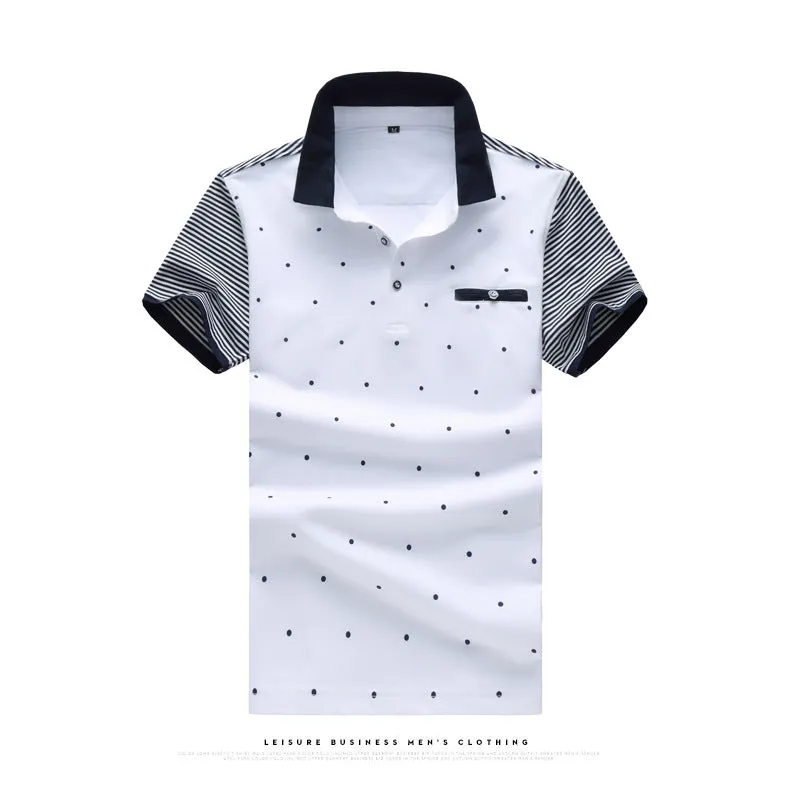 Men's Fashion Doted Polo