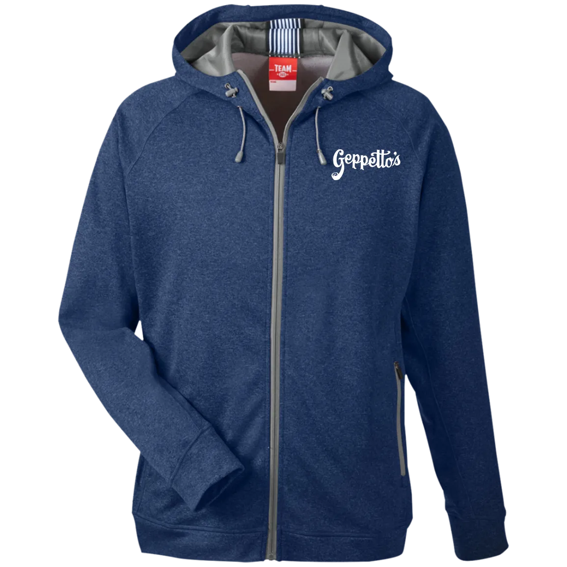 Men's Heathered Performance Hooded Jacket