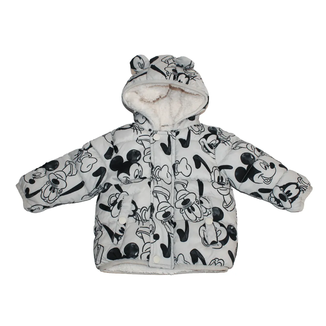 Mickey & Goofy Fleece Lined Coat
