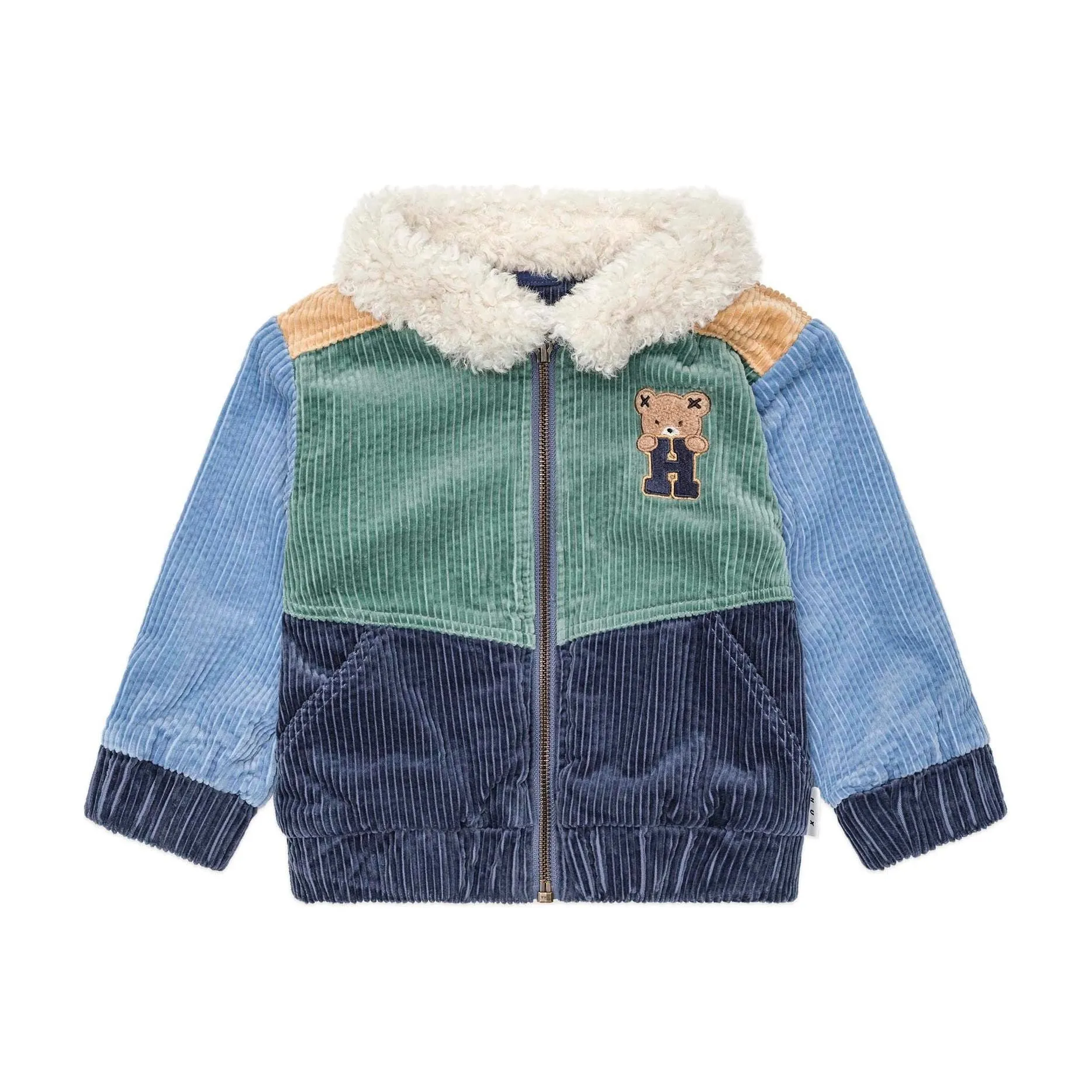 Midnight Colour Block Cord Jacket