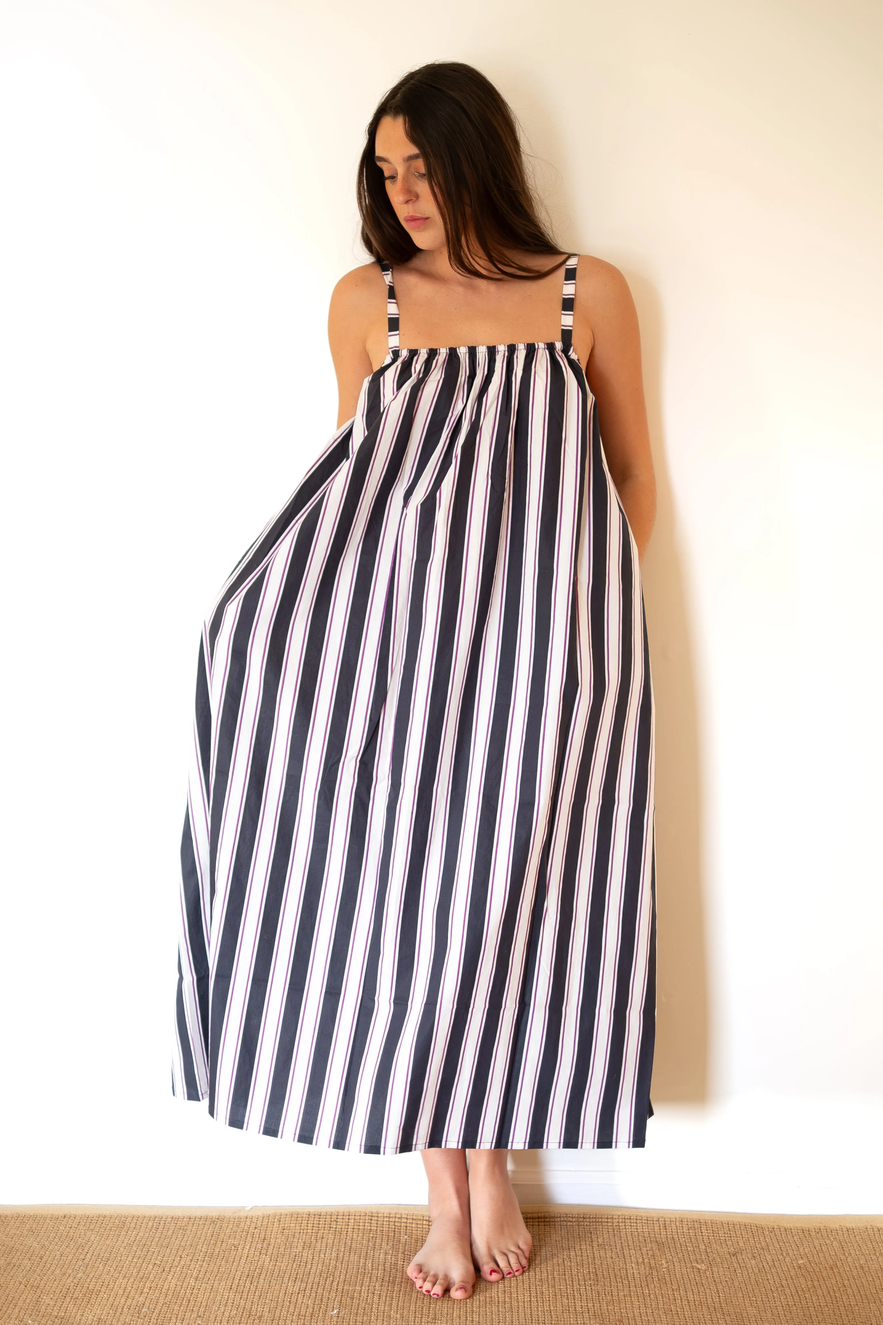 MIKOH Swim Inez Maxi Dress - Cabana Stripe