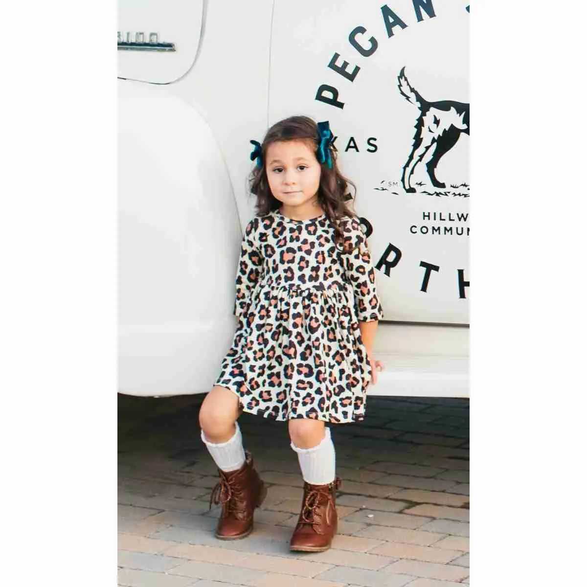 Mila & Rose Wild One 3-4 Sleeve Girls' Twirl Dress