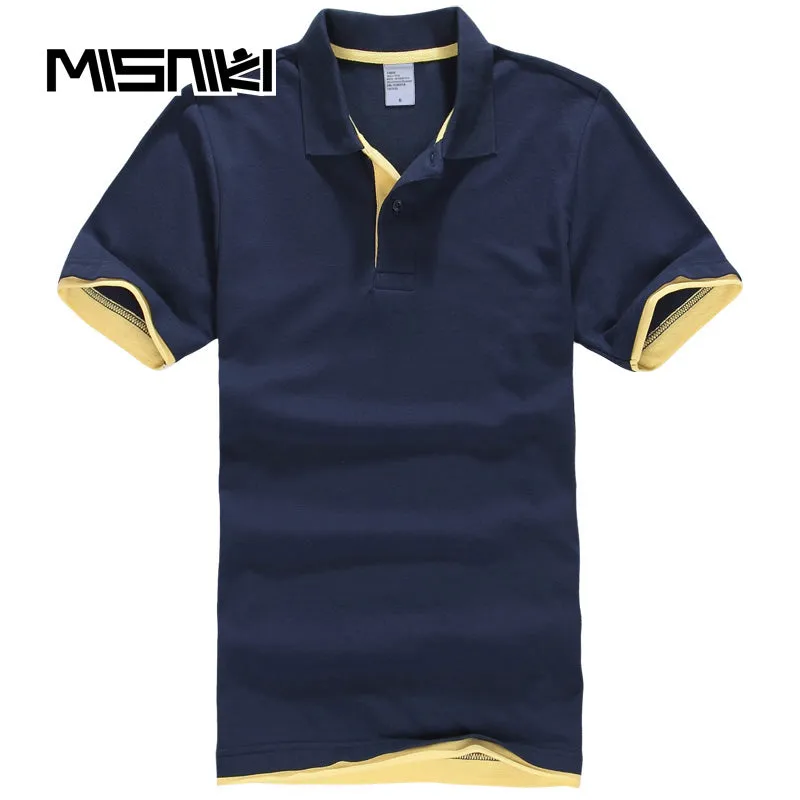 MISNIKI Brand 2018 Summer Polo Shirt Men Short Sleeve Breathable Cotton Casual Short Sleeve Mens Polo Shirts Lovers Women Polo