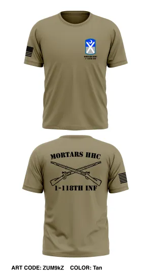 Mortars HHC 1-118th Inf Store 1 Core Men's SS Performance Tee - ZUM9kZ