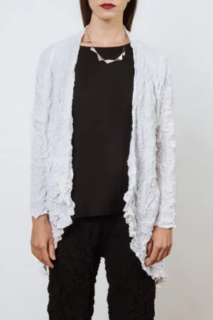 Moth Ali Cardigan | White