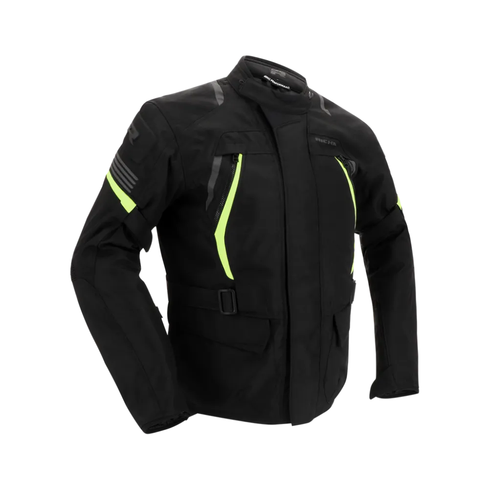 Motorcycle Jacket Richa Phantom 3, Black/Yellow