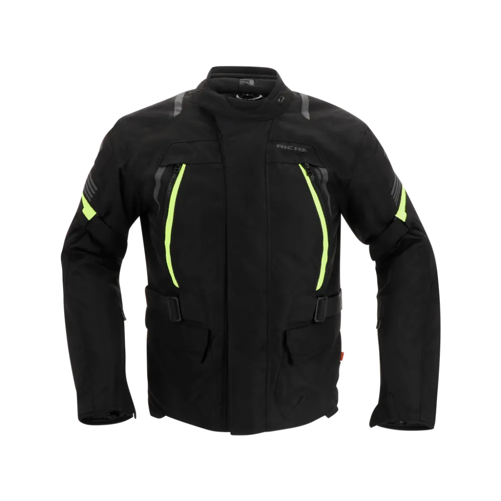Motorcycle Jacket Richa Phantom 3, Black/Yellow