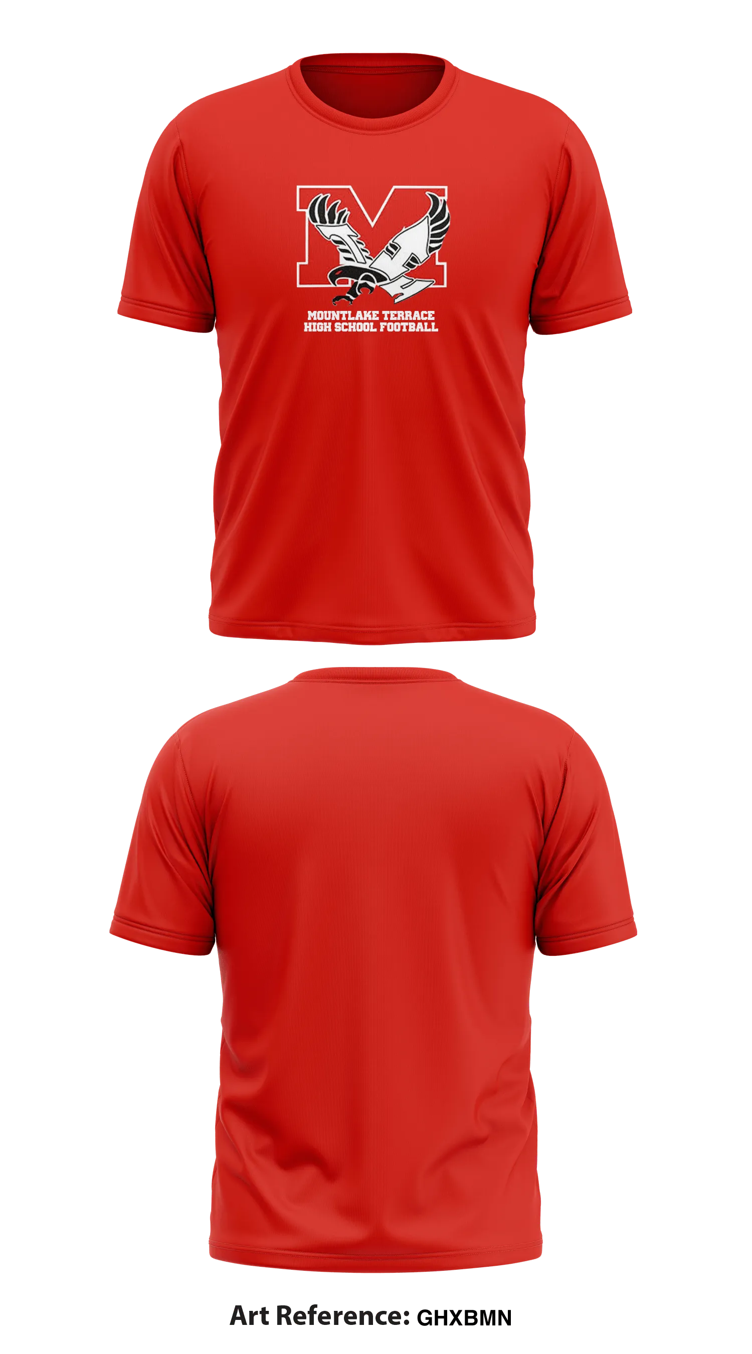 Mountlake Terrace High School Football Core Men's SS Performance Tee - GHXBmn