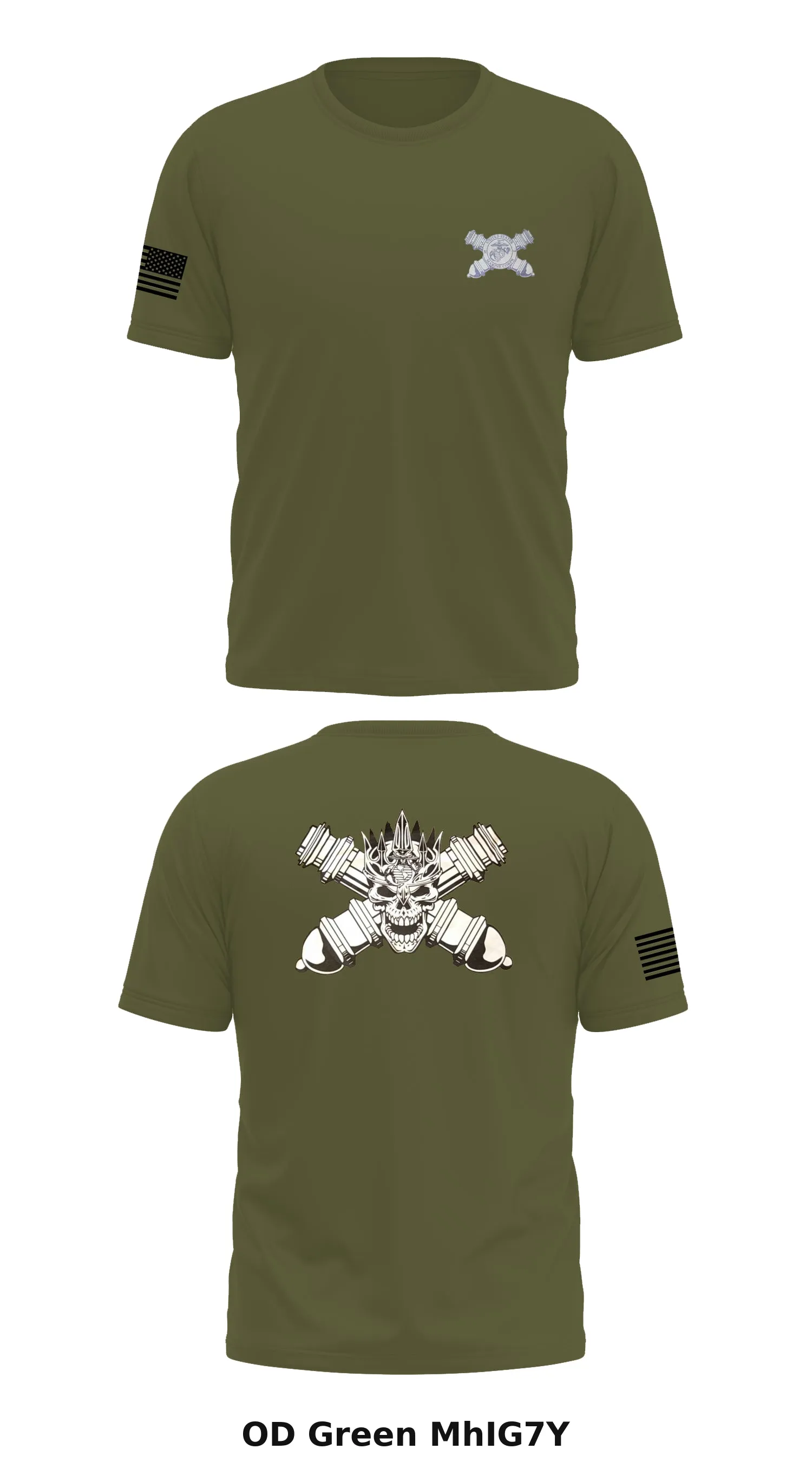 N Btry 5Bn 14th Mar Store 1 Core Men's SS Performance Tee - MhIG7Y