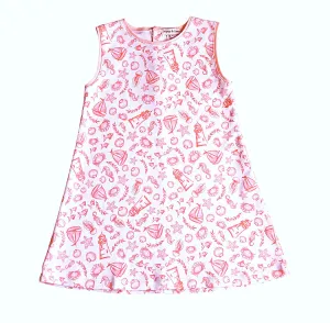 Nautical Print Girl's  Dress