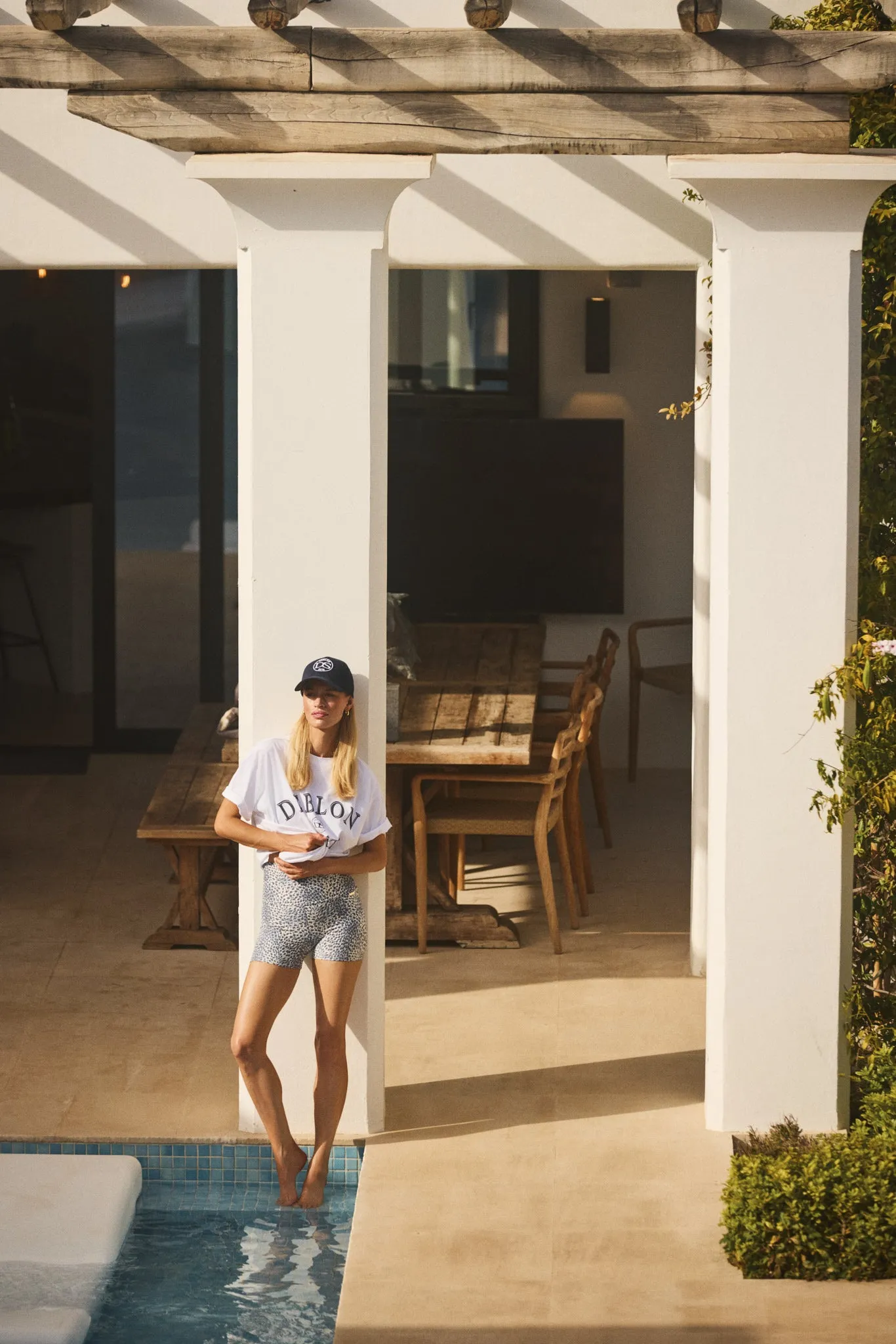 Noa Shorts | Cheetah Summer Blue
