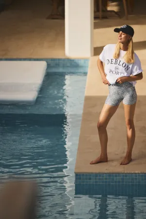 Noa Shorts | Cheetah Summer Blue