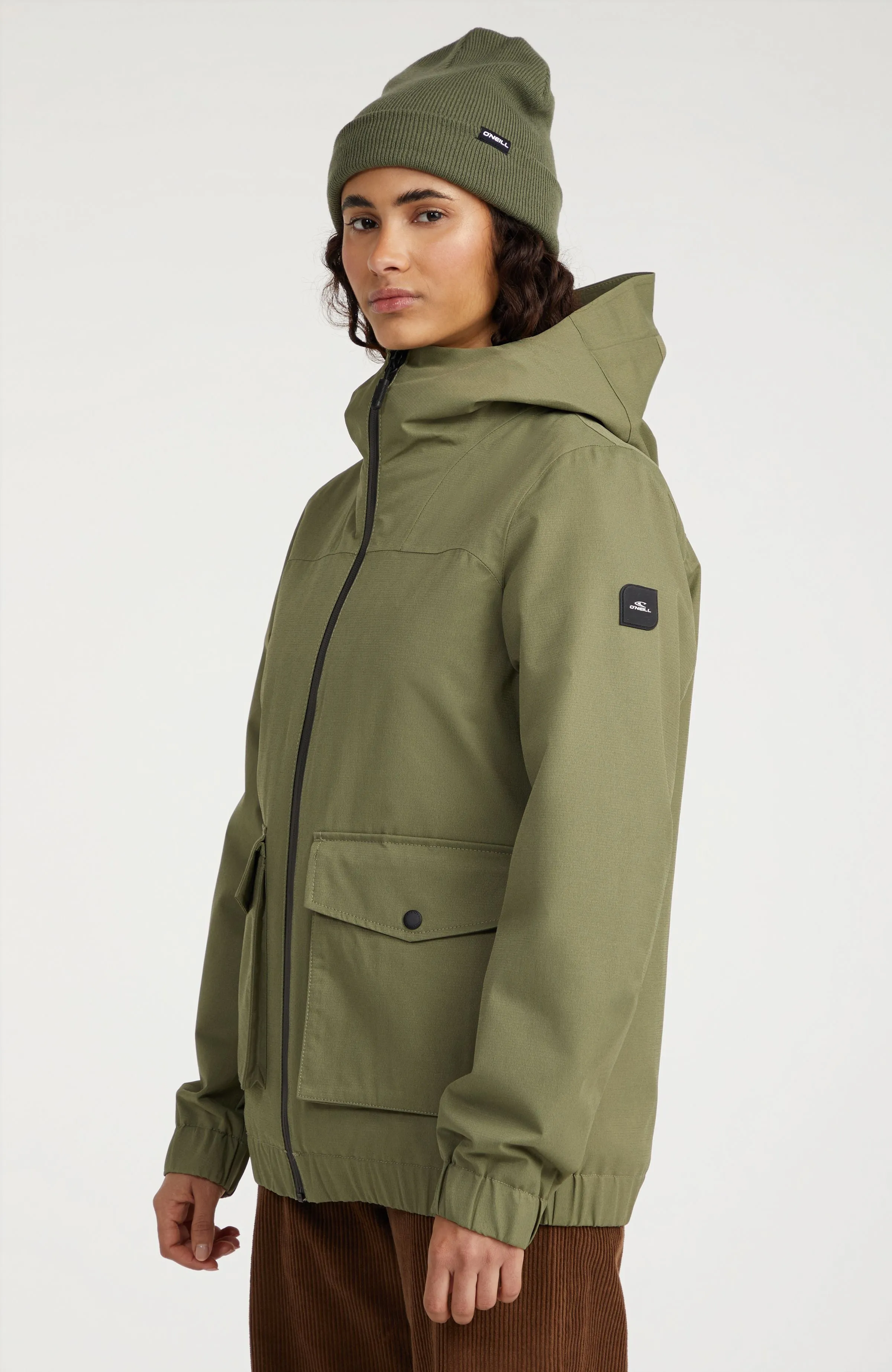 O'Neill TRVLR Series Ecto Shell-Jacke | Deep Lichen Green