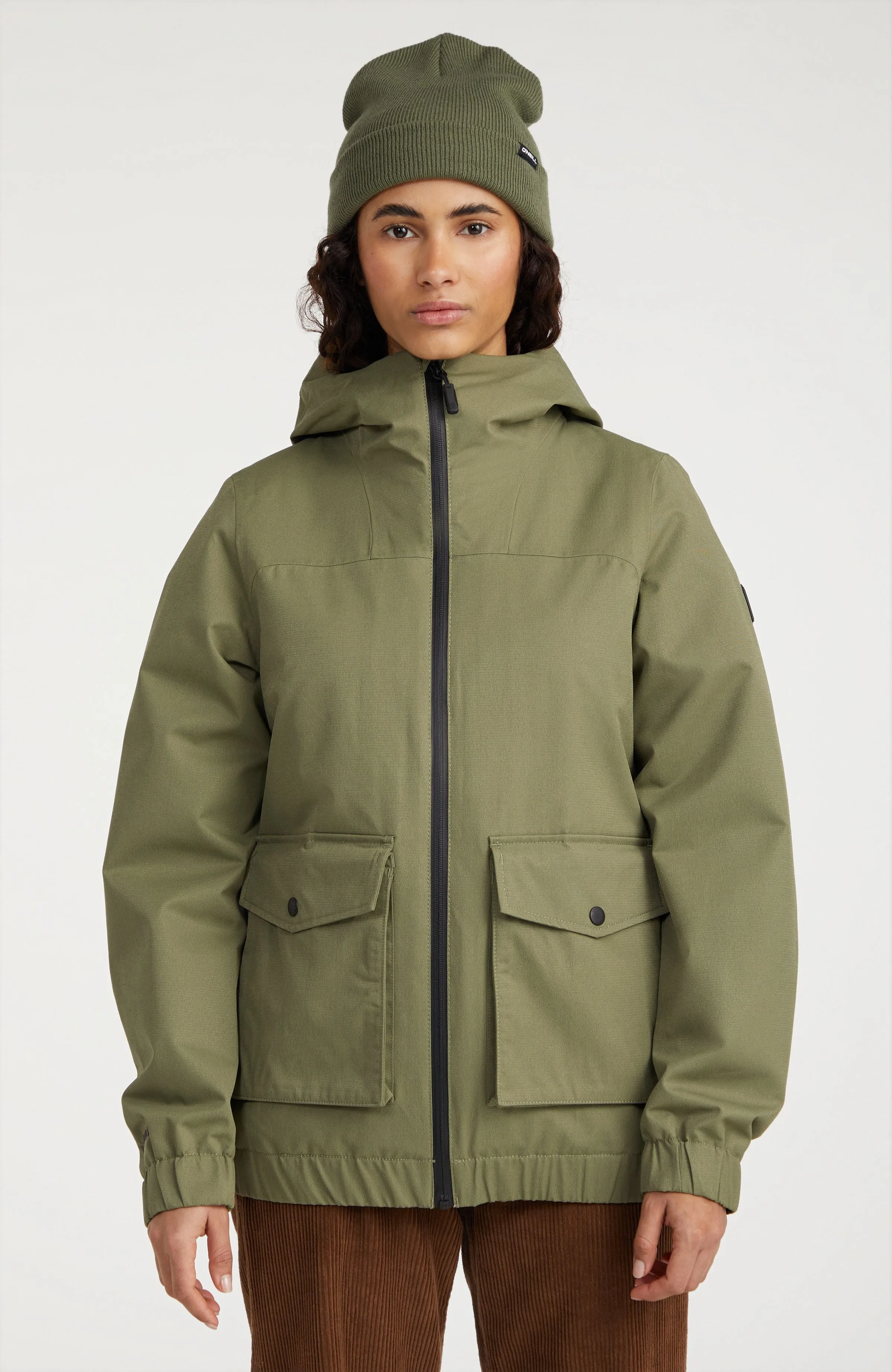O'Neill TRVLR Series Ecto Shell-Jacke | Deep Lichen Green