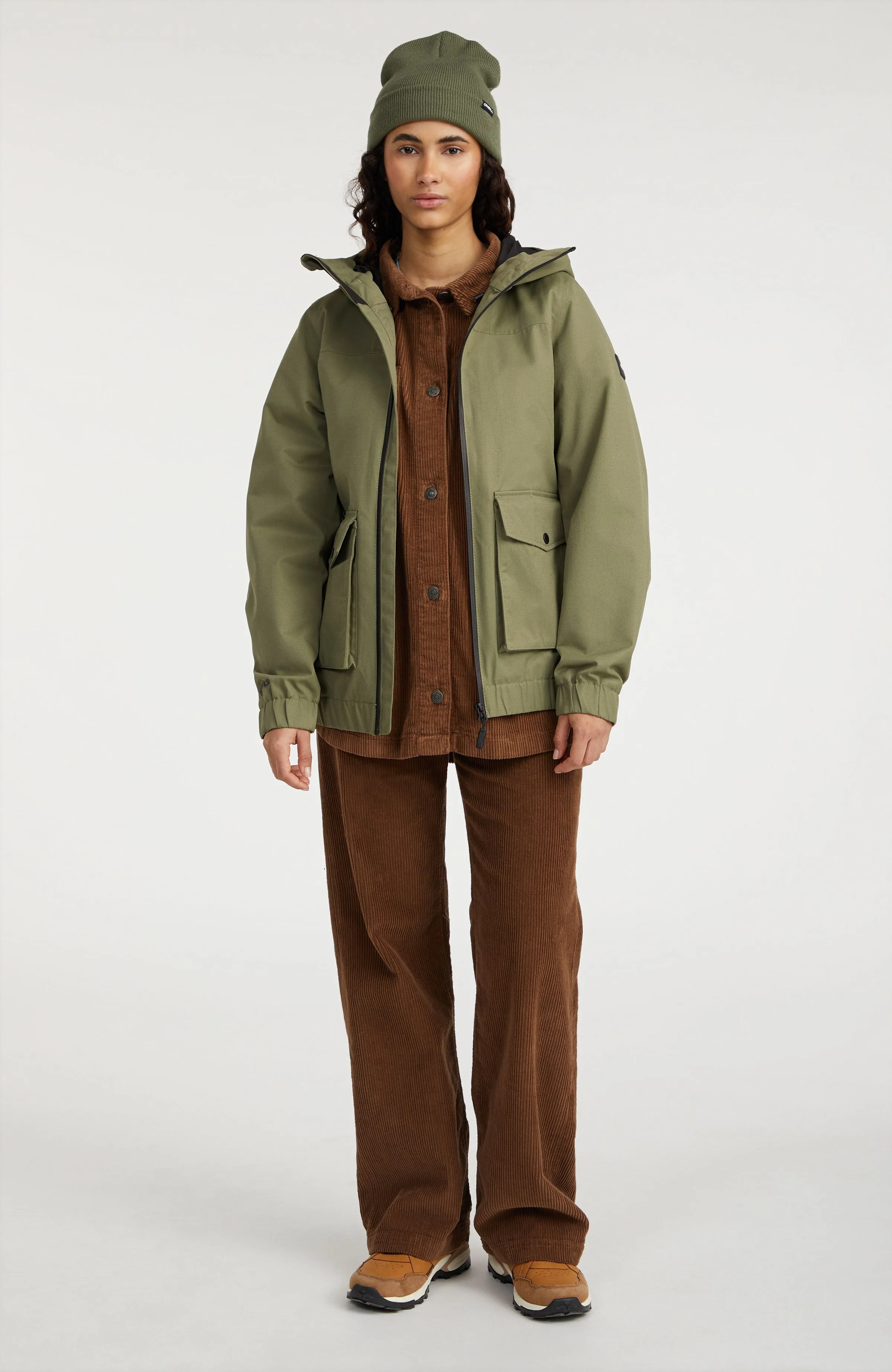 O'Neill TRVLR Series Ecto Shell-Jacke | Deep Lichen Green