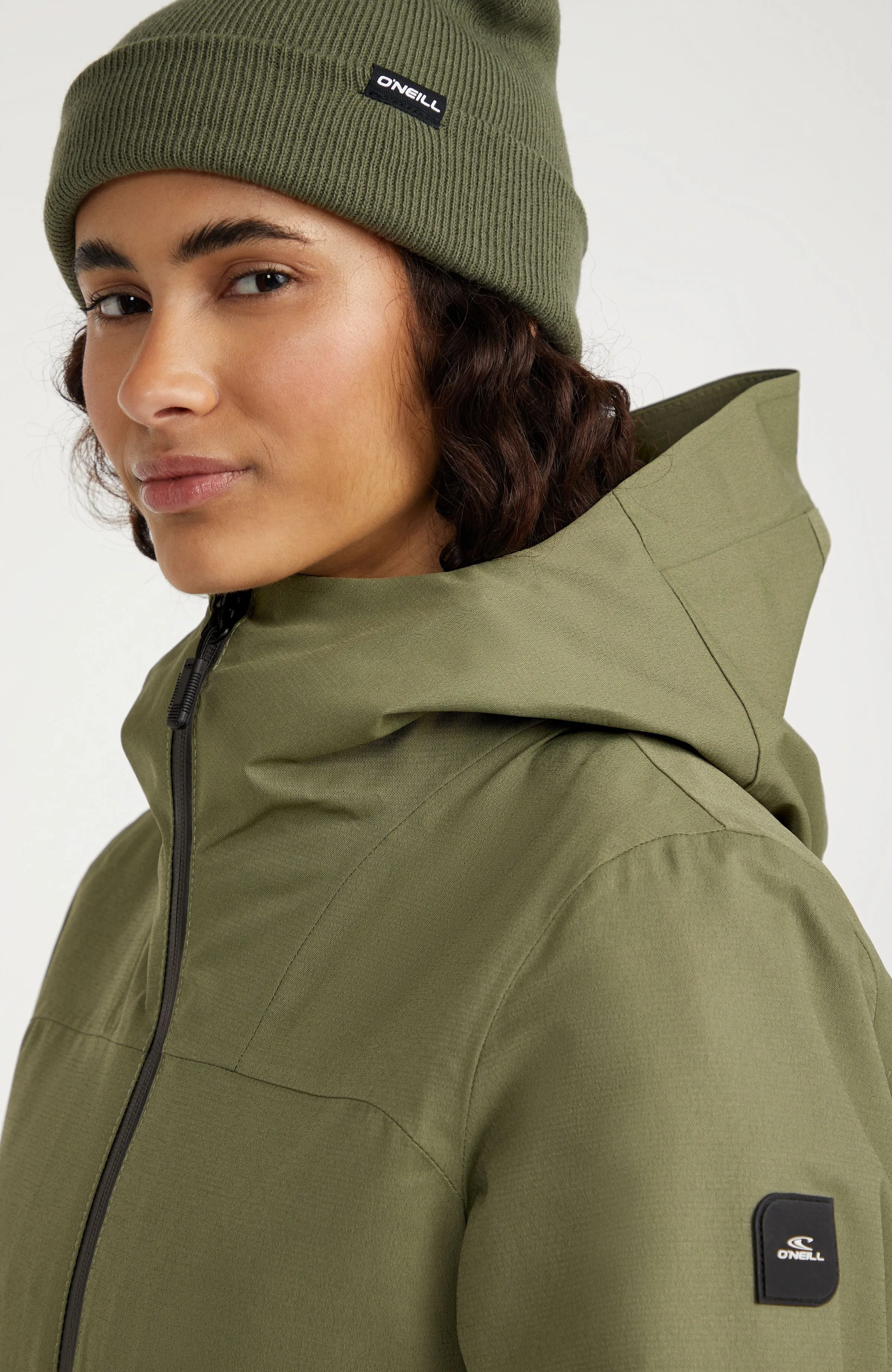 O'Neill TRVLR Series Ecto Shell-Jacke | Deep Lichen Green