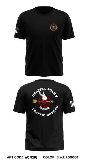 Oradell Traffic Bureau Store 1 Core Men's SS Performance Tee - uQM2Rj