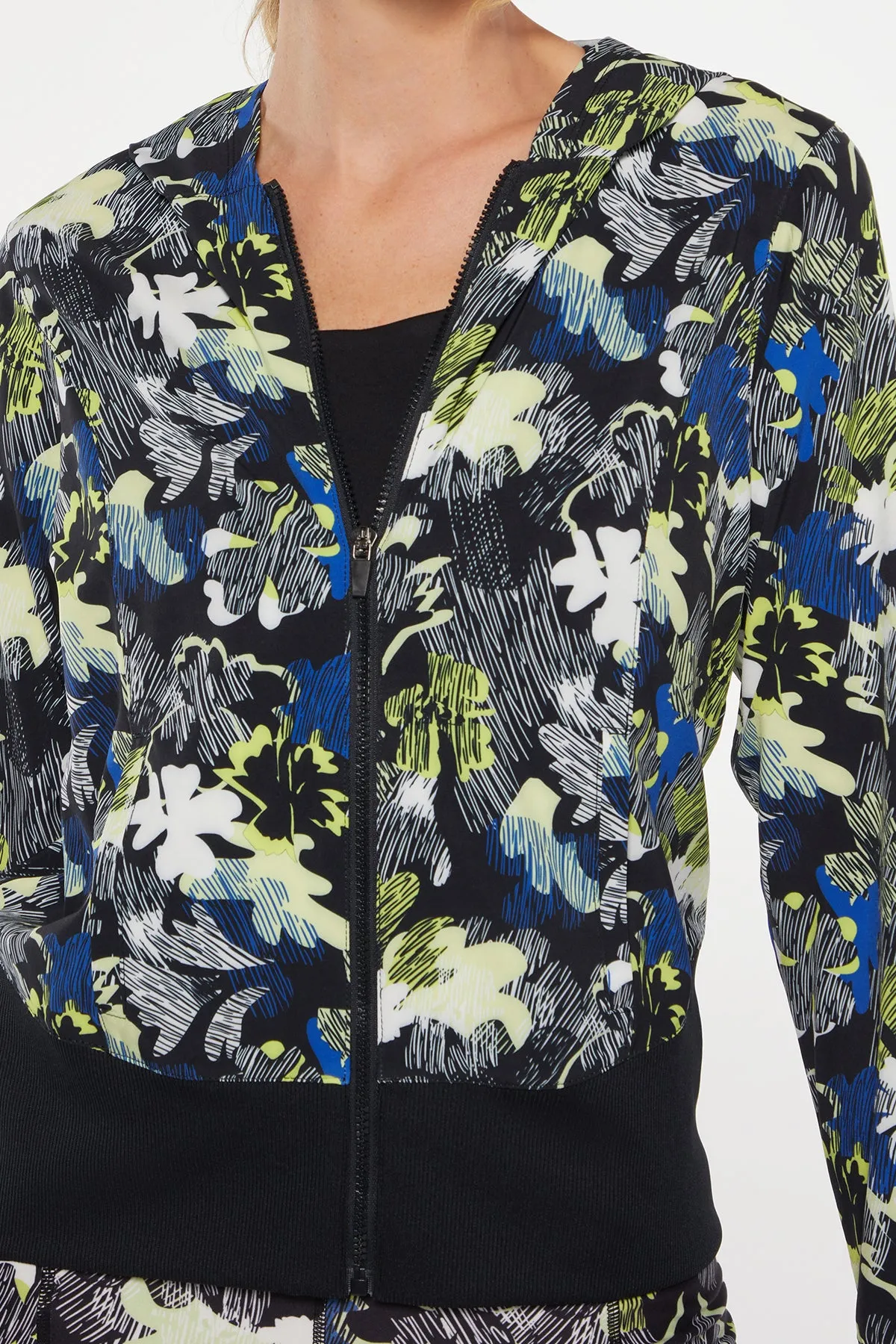 Paige Jacket (Surf The Web Seismic Floral)