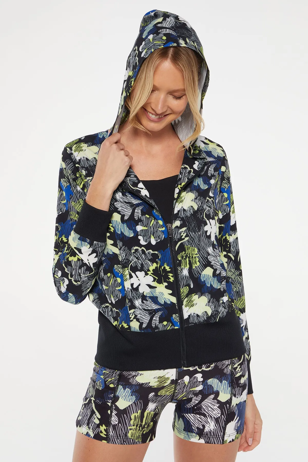 Paige Jacket (Surf The Web Seismic Floral)