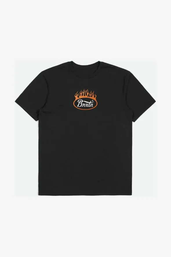 PARSONS FLAME S/S TLRT - BLACK / WHITE / ORANGE