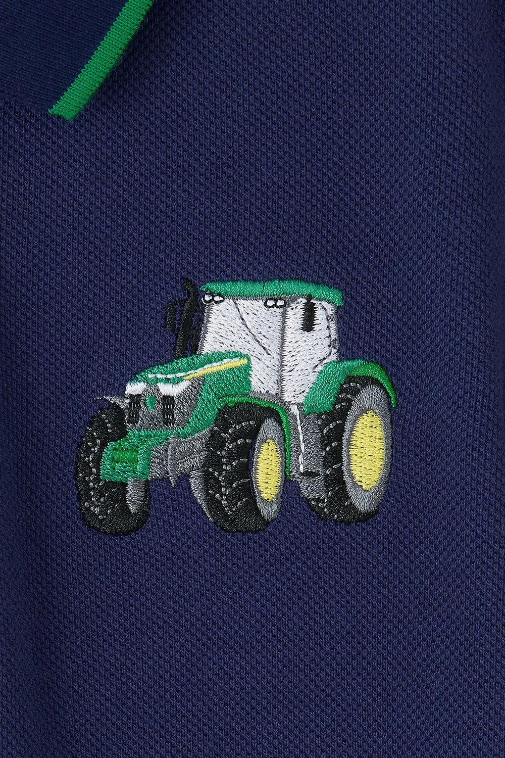 Pier Short Sleeve Polo Shirt - Green Tractor