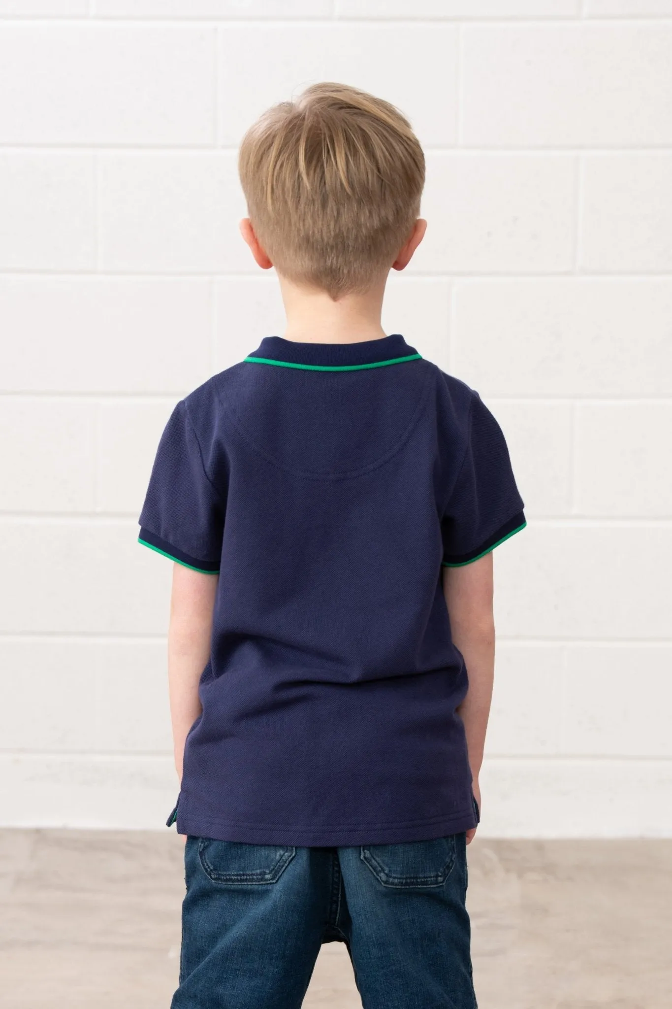 Pier Short Sleeve Polo Shirt - Green Tractor