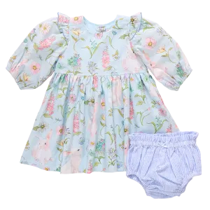 Pink Chicken Baby Girls Brooke Dress Set - Botanical Bunnies