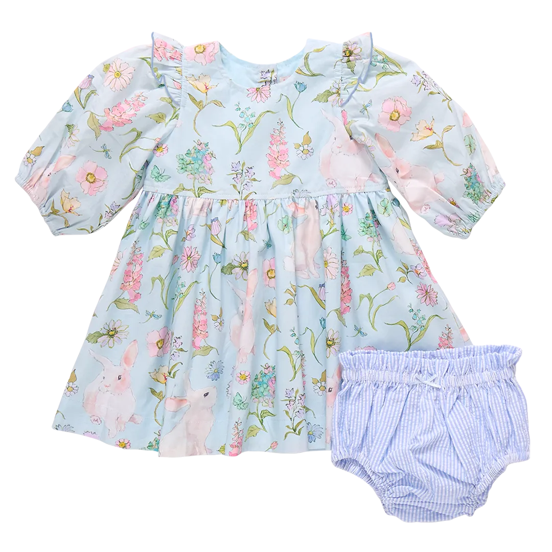 Pink Chicken Baby Girls Brooke Dress Set - Botanical Bunnies