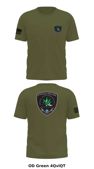 Pitman Police Dept. SIU Store 1 Core Men's SS Performance Tee - 4QvlQT