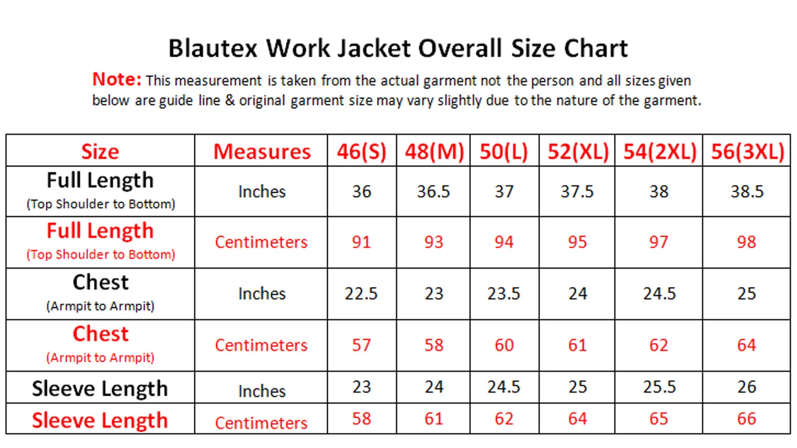 Polycotton Overall Work Jacket
