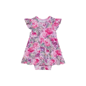Posh Peanut |  Ellery - Ruffled Twirl Bodysuit Dress