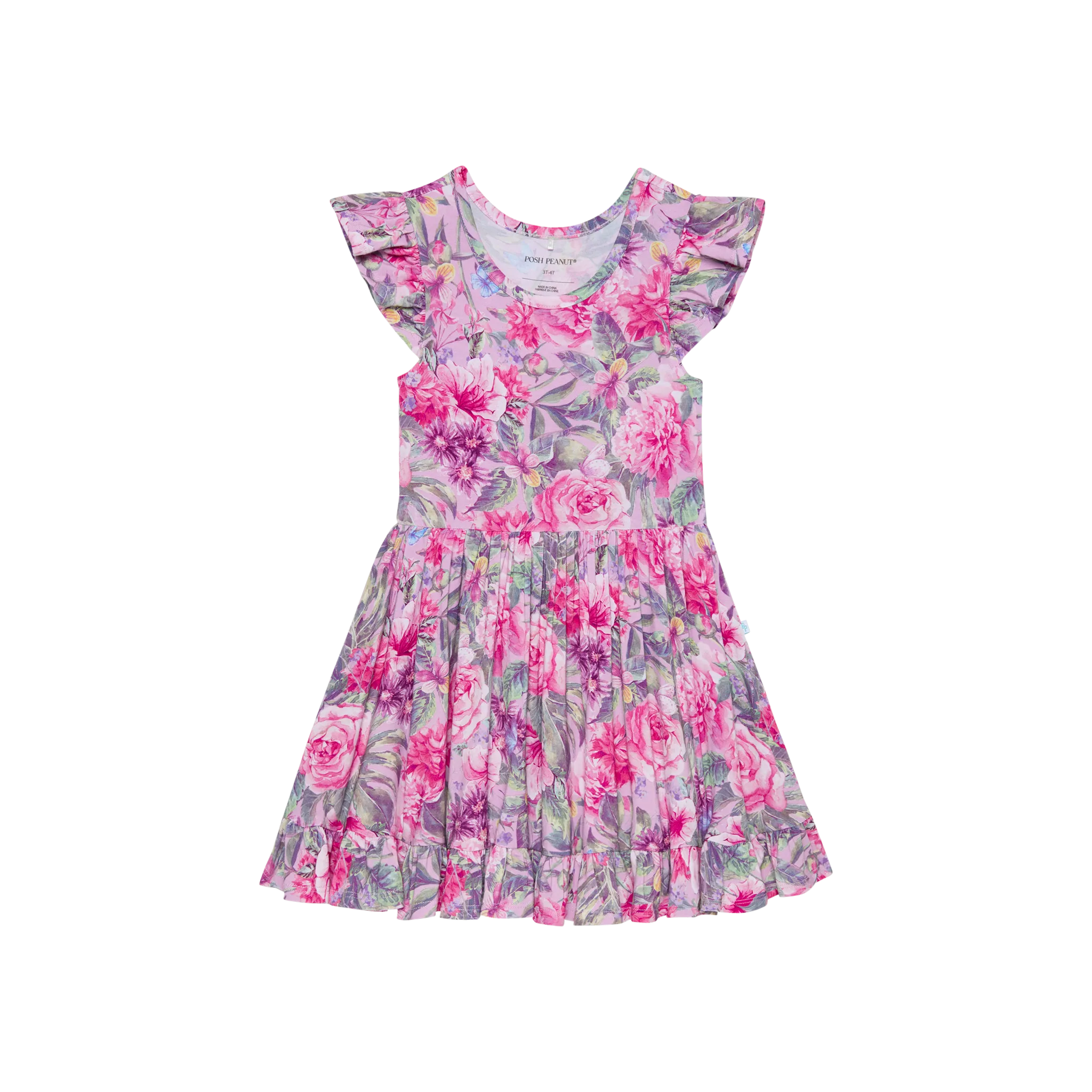 Posh Peanut |  Ellery - Ruffled Twirl Dress