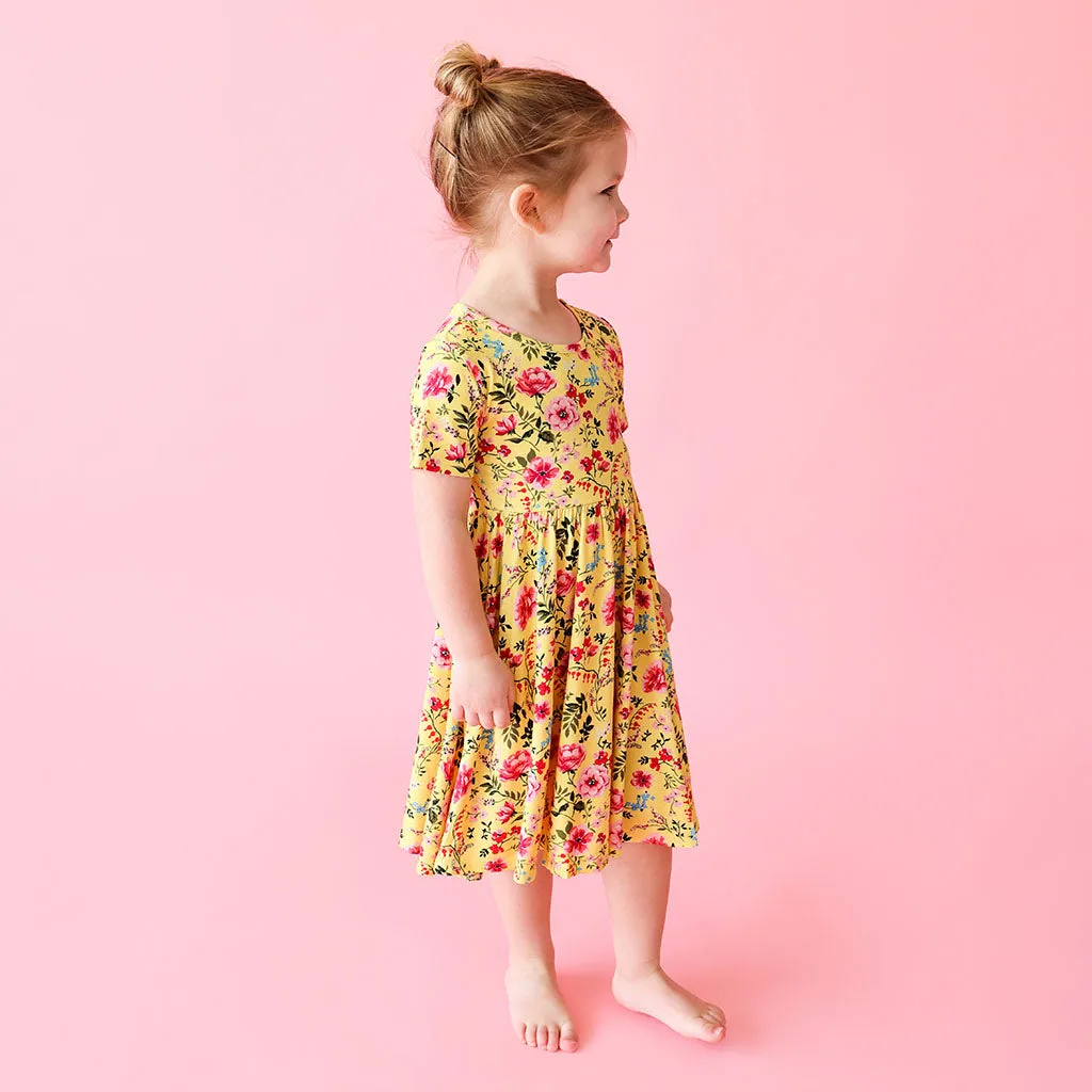 Posh Peanut Kina S/S Basic Twirl Dress