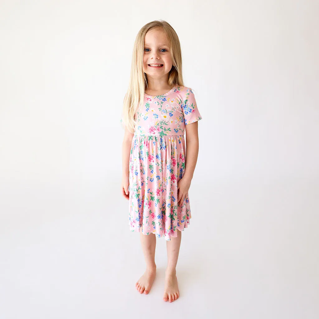 Posh Peanut Nicole S/S Basic Twirl Dress
