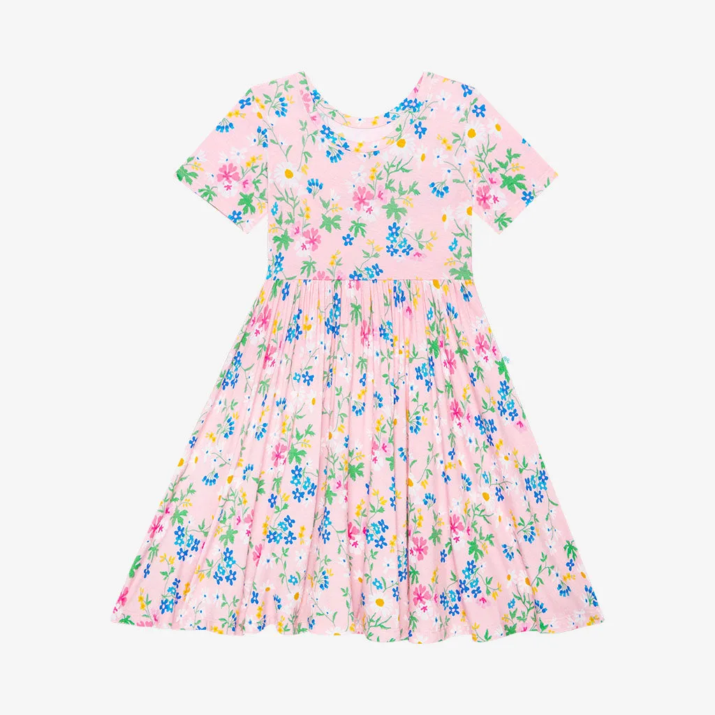 Posh Peanut Nicole S/S Basic Twirl Dress