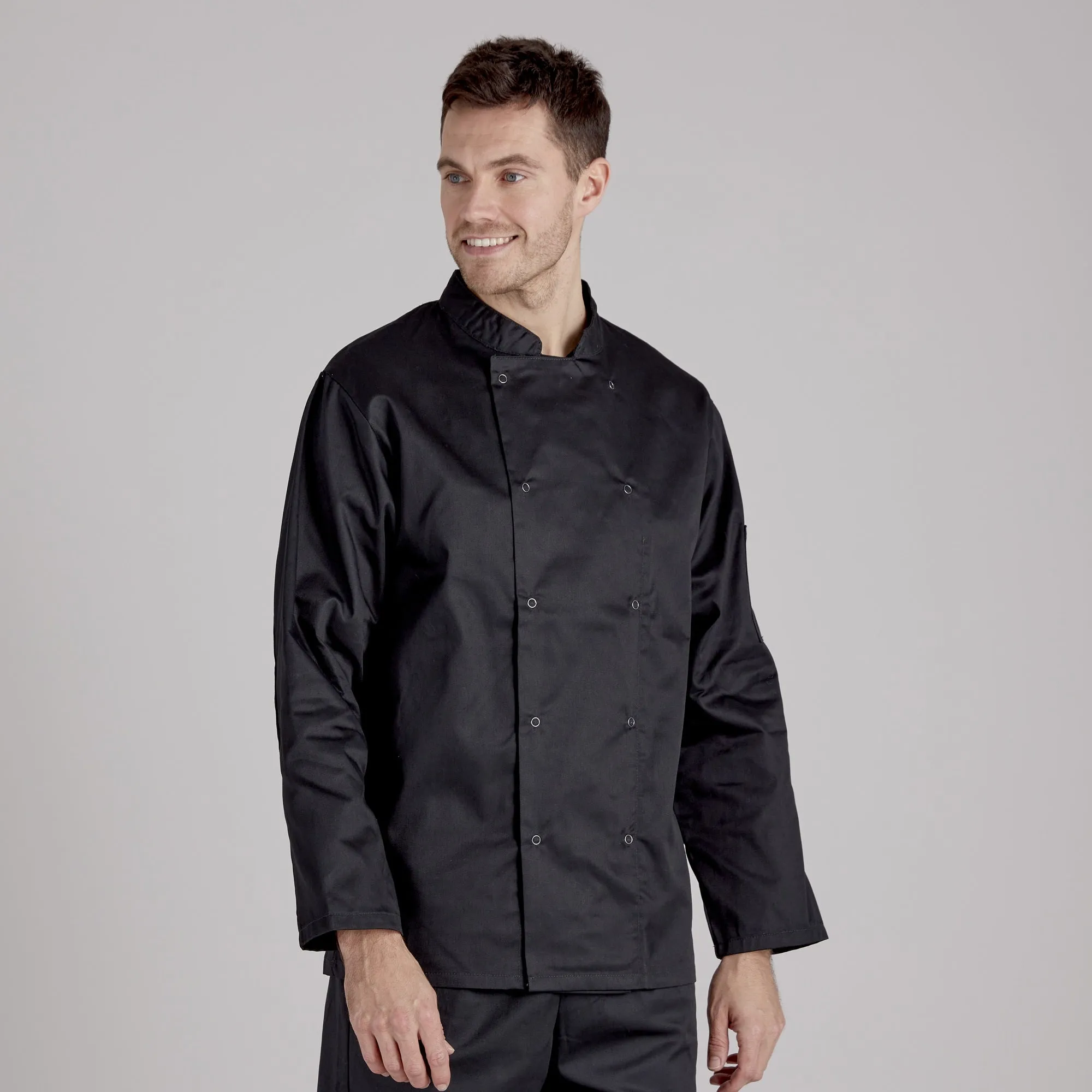 Proluxe Professional Chefs Jacket - Long Sleeve - Unisex - Black