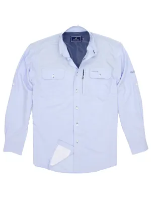 Properly Tied Offshore Fishing Shirt - Light Blue