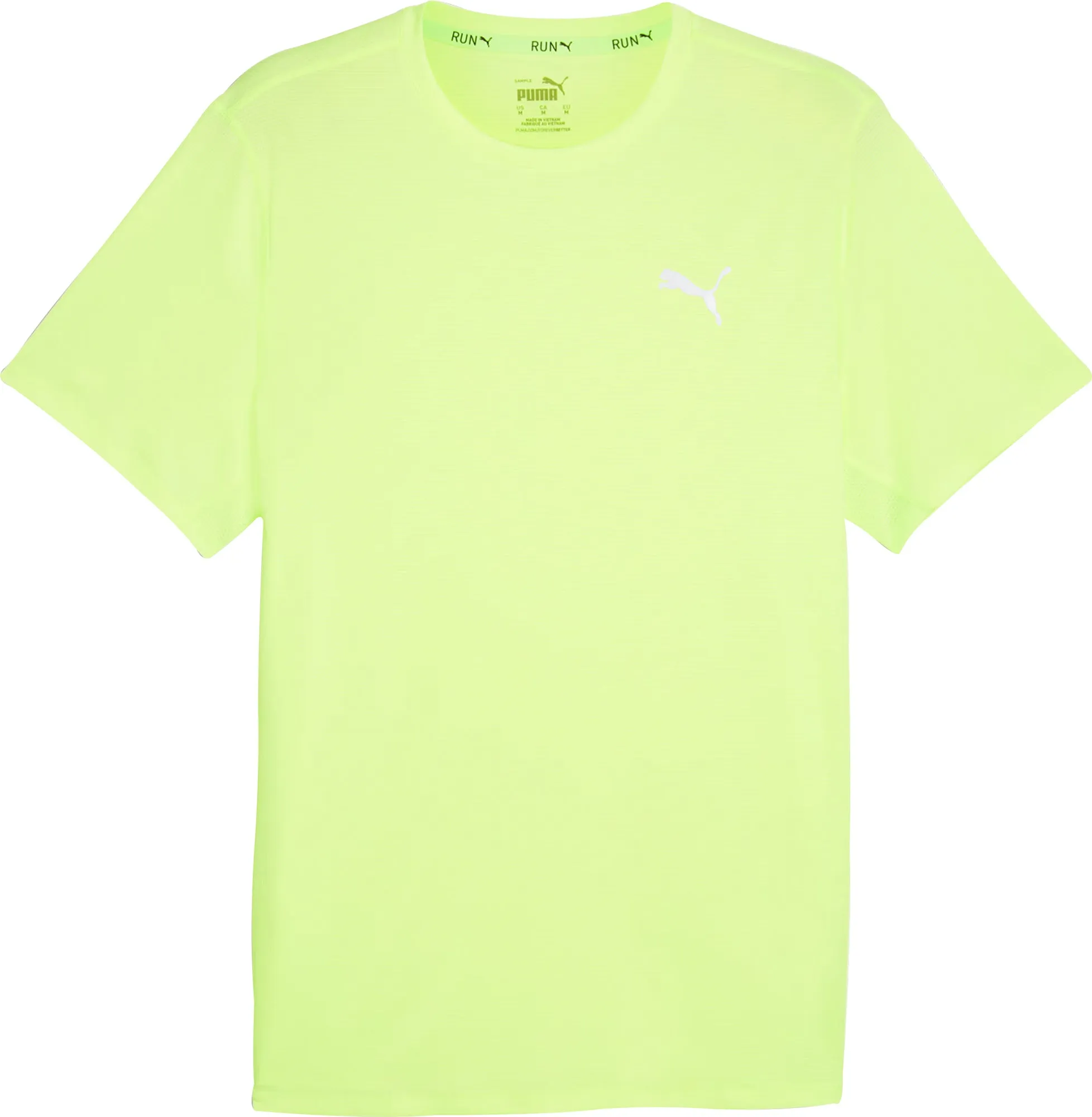 Puma Run Favourite Velocity Short Sleeve Mens Running Top - Green