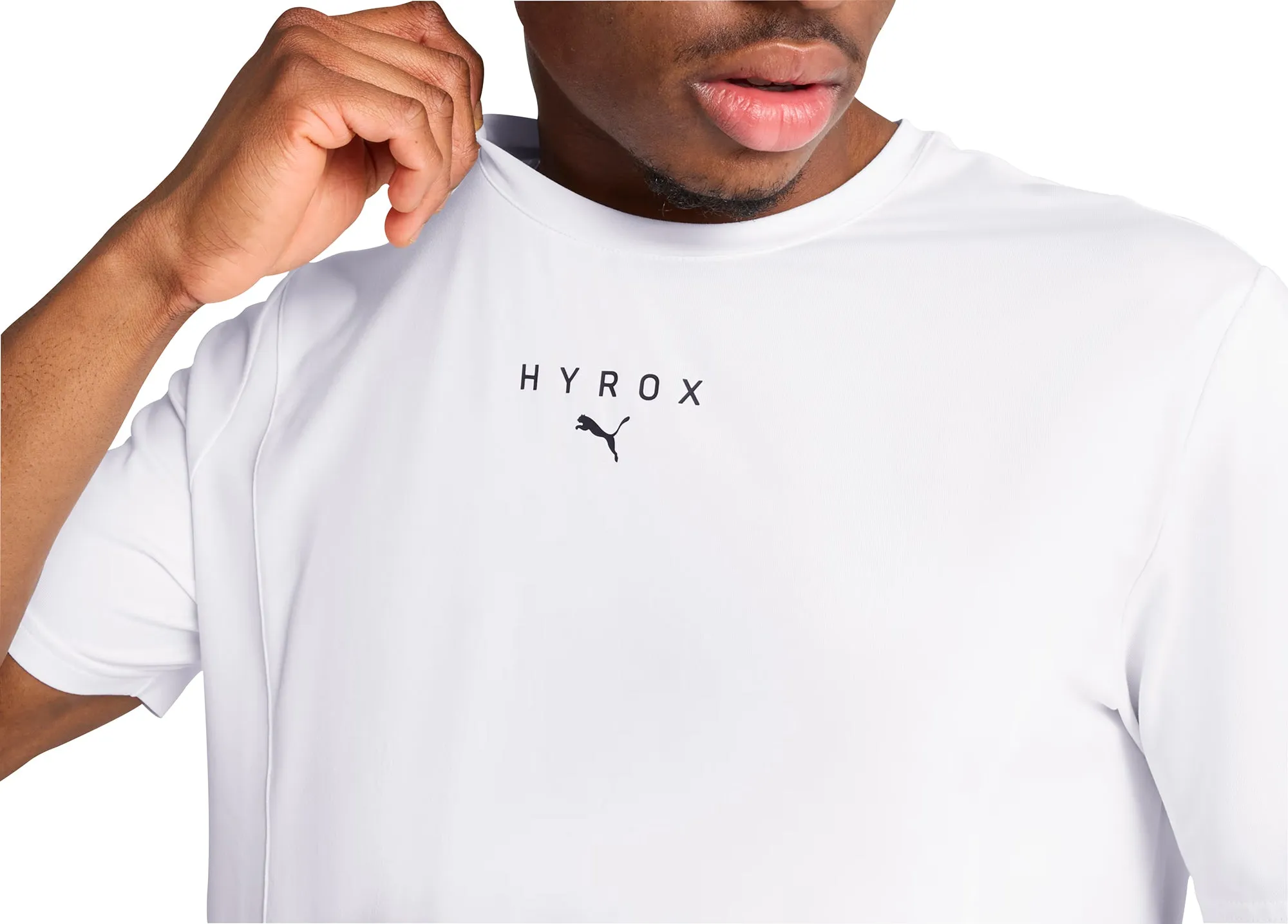 Puma X HYROX Cloudspun Short Sleeve Mens Training Top - White