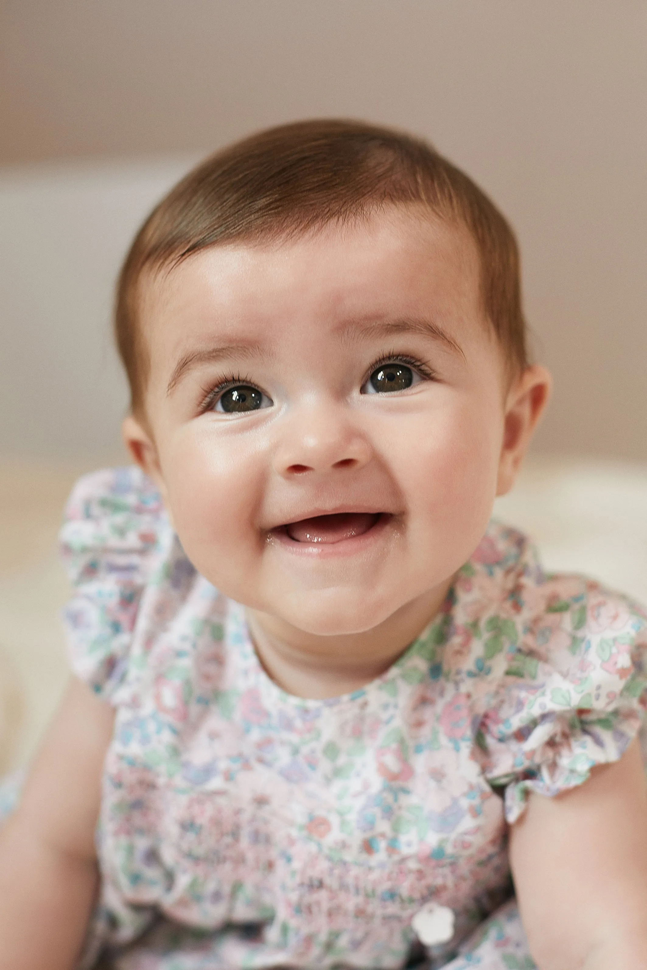 "Adelaide" Lilac Floral Smocked Dress & Bloomers